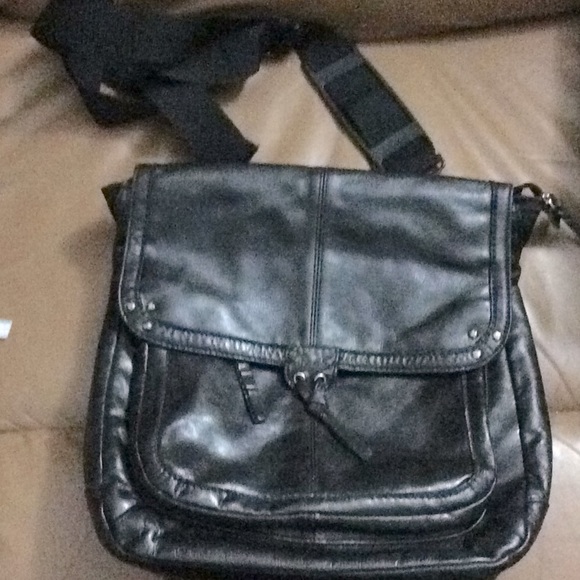 The Sak Handbags - The Sak Black Leather Ventura Backpack Bag